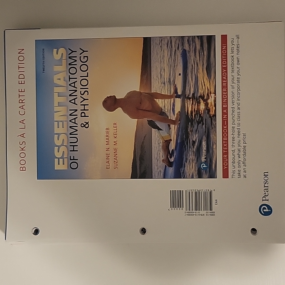 Human anatomy and physiology book